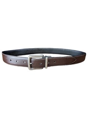 Dickies Reversible Belt Brown Black Silver Buckle | Utility Workwear | Size 36